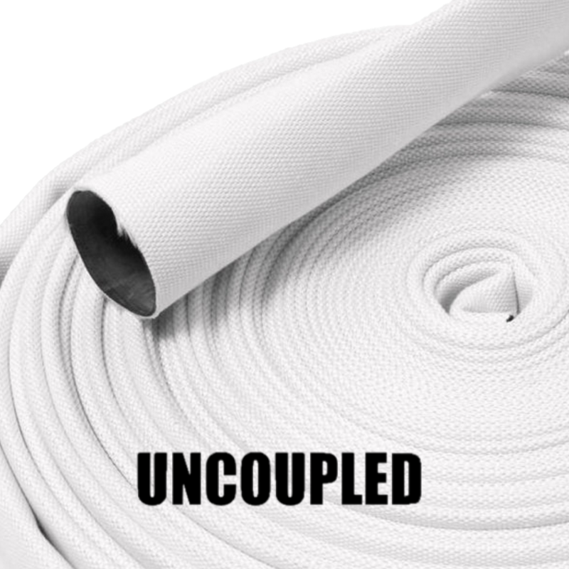 Single Jacket Mill Hose Uncoupled